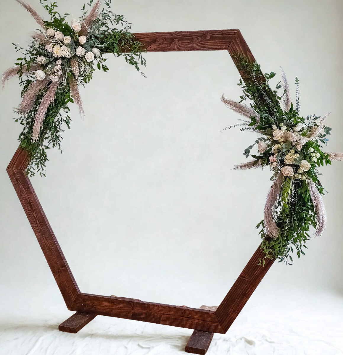 Photocall Hexágono de madera